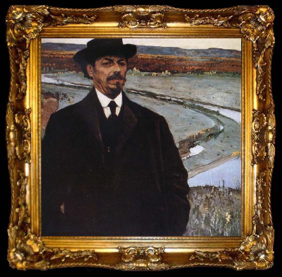framed  Nesterov Nikolai Stepanovich Self-Portrait, ta009-2